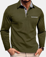 Men's Polo Shirt, Long Sleeve