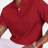 Sardinia Cable Knit Polo