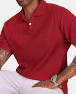 Sardinia Cable Knit Polo