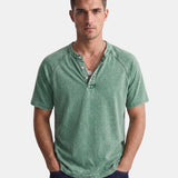 Hugo - Vintage Button T-Shirt for Men