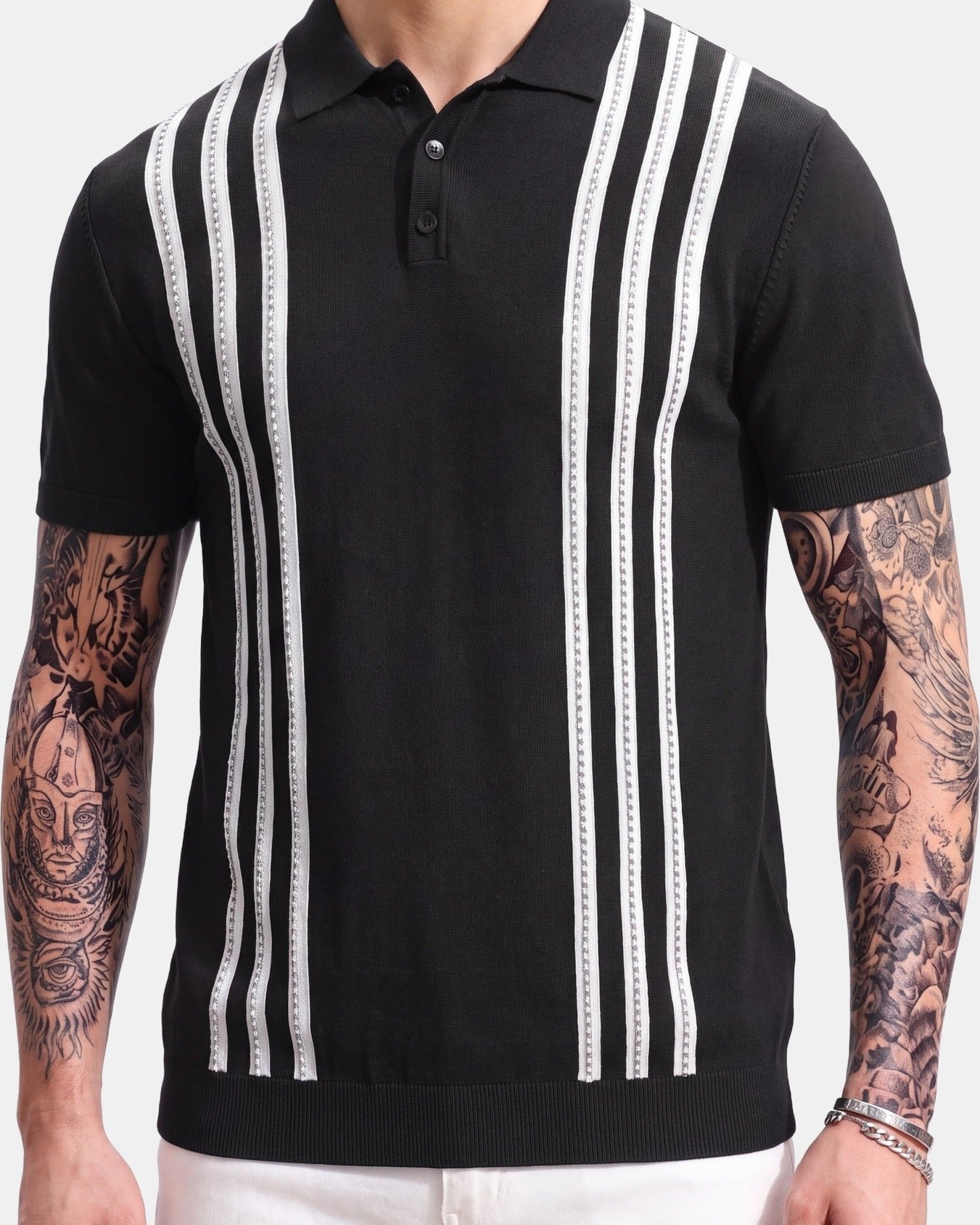 Piotr Men's Polo Shirt, Striped