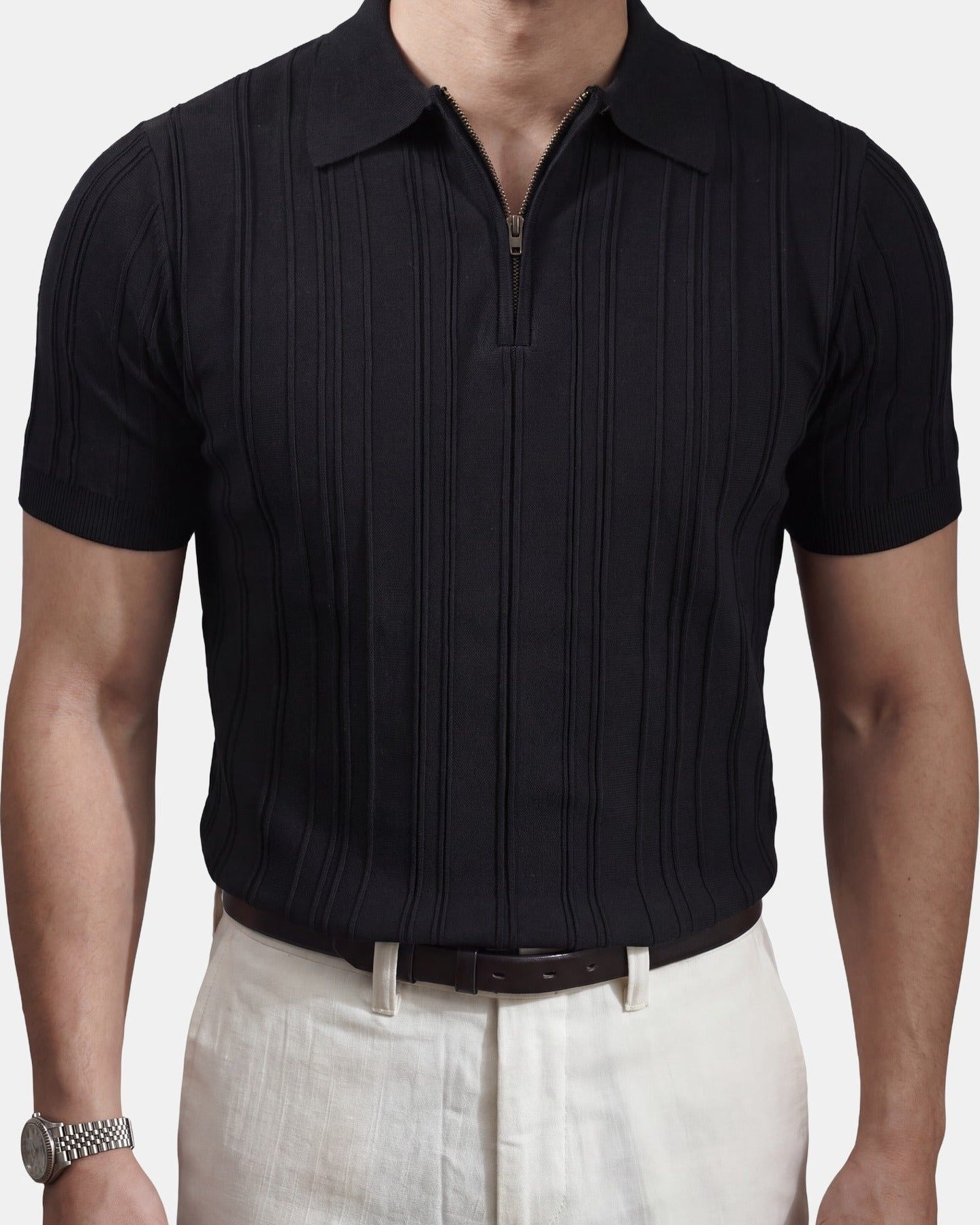 Old Men's Cotton Polo Shirt, Money