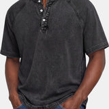 Thomas - Vintage Button T-Shirt for Men