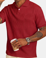 Sardinia Cable Knit Polo