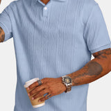 Sardinia Cable Knit Polo