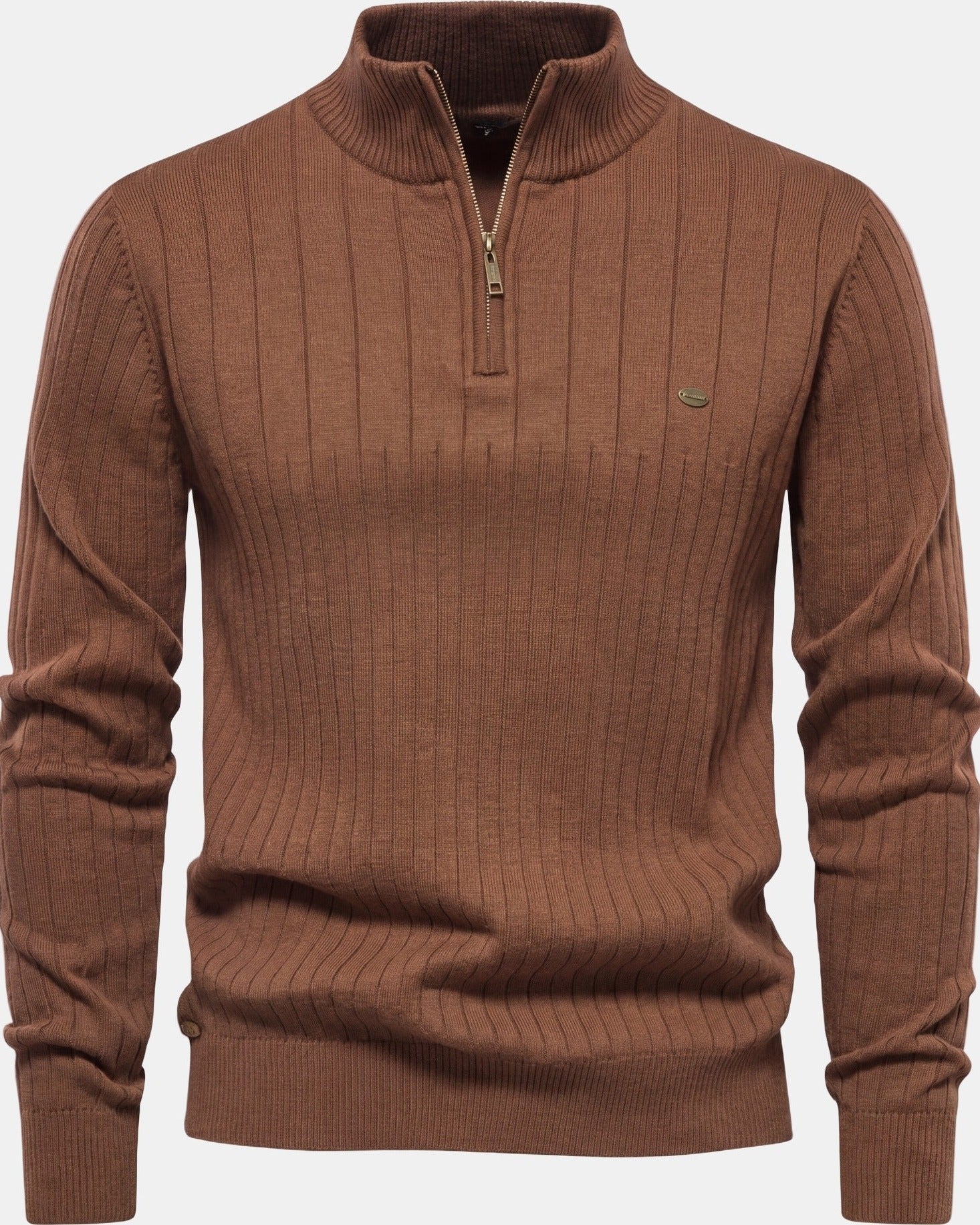 Friedbert Men's Shirt Comfort Brown, photo studio