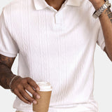 Sardinia Cable Knit Polo