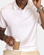 Sardinia Cable Knit Polo