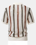 Capri Crochet V-Neck Polo