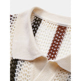 Crochet Polo with V-neckline