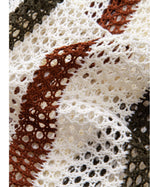 Capri Crochet V-Neck Polo