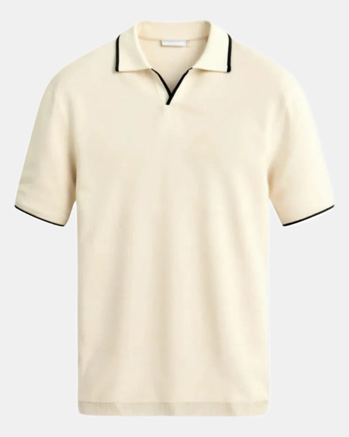 Men's Pique Polo Shirt, Custom-Fit Contrasting Details