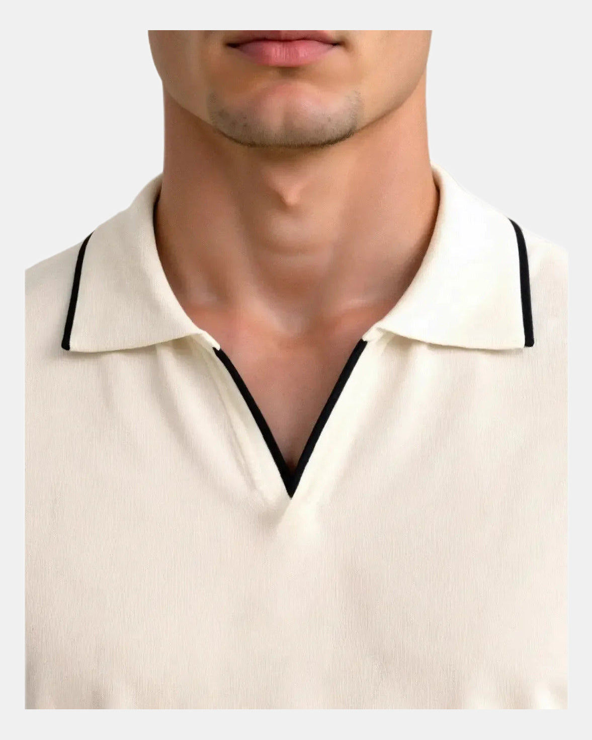 Men's Pique Polo Shirt, Custom-Fit Contrasting Details