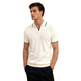 Custom-fit Piqué Polo with Contrasting Details