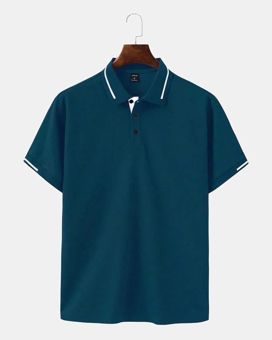 Dario Men's Polo Shirt, Workdays in Blue
