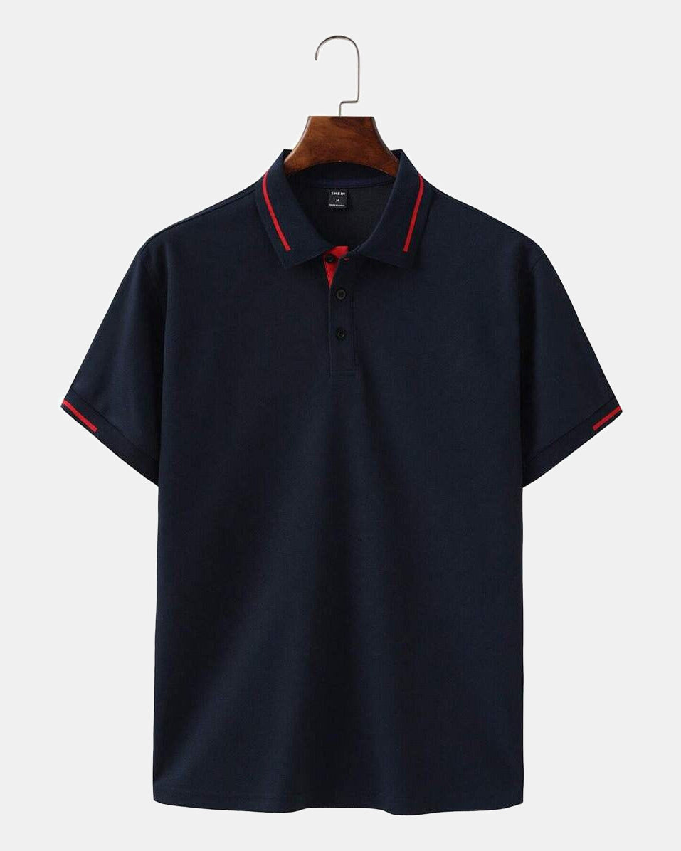 Dario Men's Polo Shirt, Workdays in Black