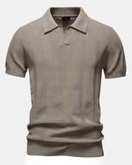 Zakynthos Textured Knit Polo
