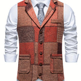 Elegant Patchwork Waistcoat