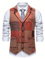 Elegant Patchwork Waistcoat
