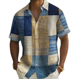 Elegant Patchwork Shirt