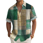 Elegant Patchwork Shirt