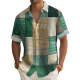 Elegant Patchwork Shirt