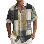 Elegant Patchwork Shirt