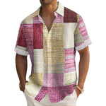 Elegant Patchwork Shirt