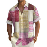 Elegant Patchwork Shirt