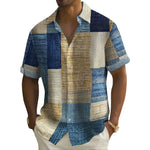 Elegant Patchwork Shirt