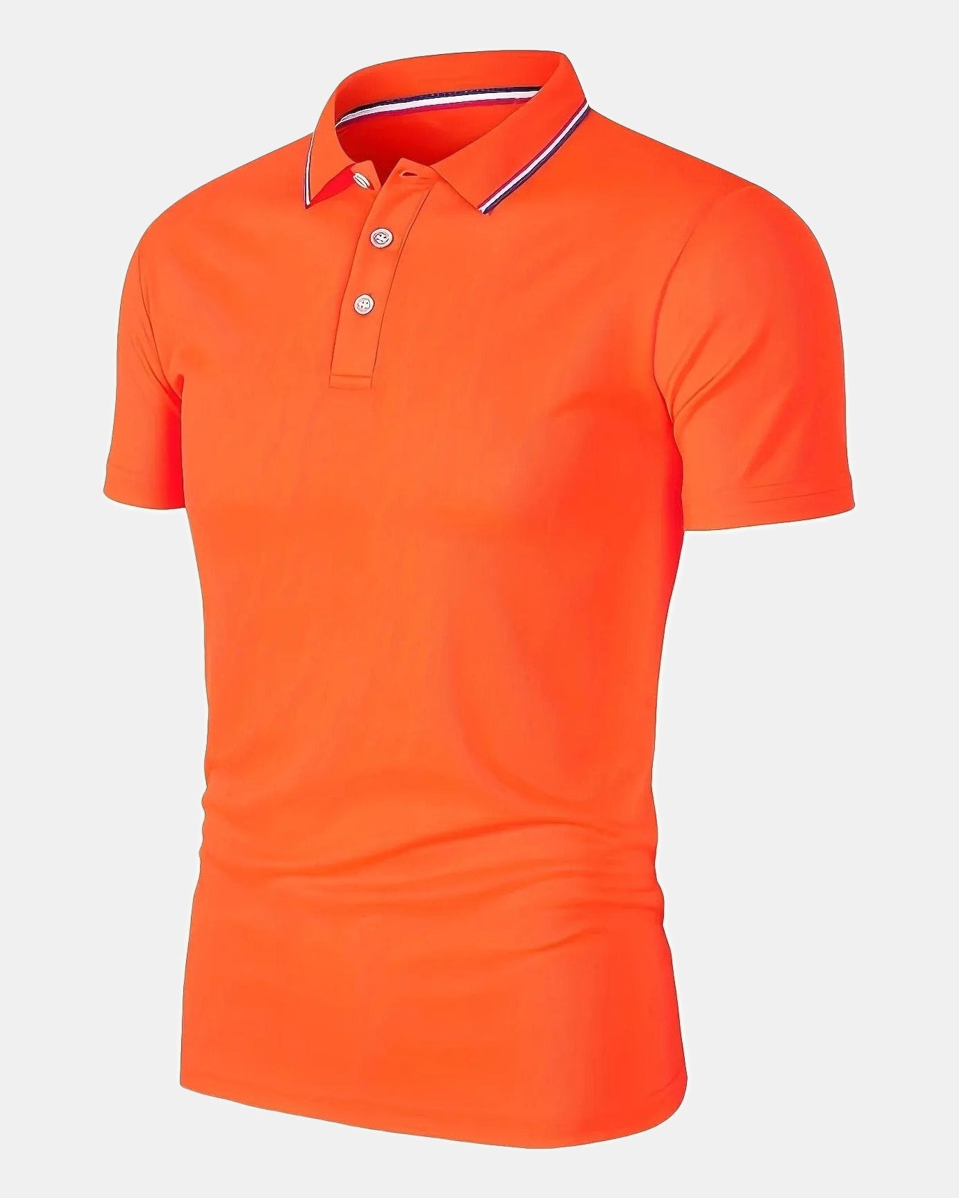 Men's Polo Shirt in Orange