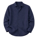 Kensington Men's Shirt in Lightweight Linen, Relaxed Fit