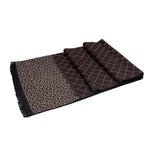 Champs Élysées Men's Cashmere and Merino Wool Scarf - Burgundy