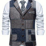 Elegant Patchwork Waistcoat