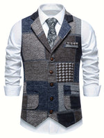 Elegant Patchwork Waistcoat