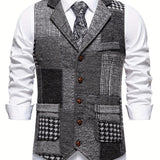Elegant Patchwork Waistcoat