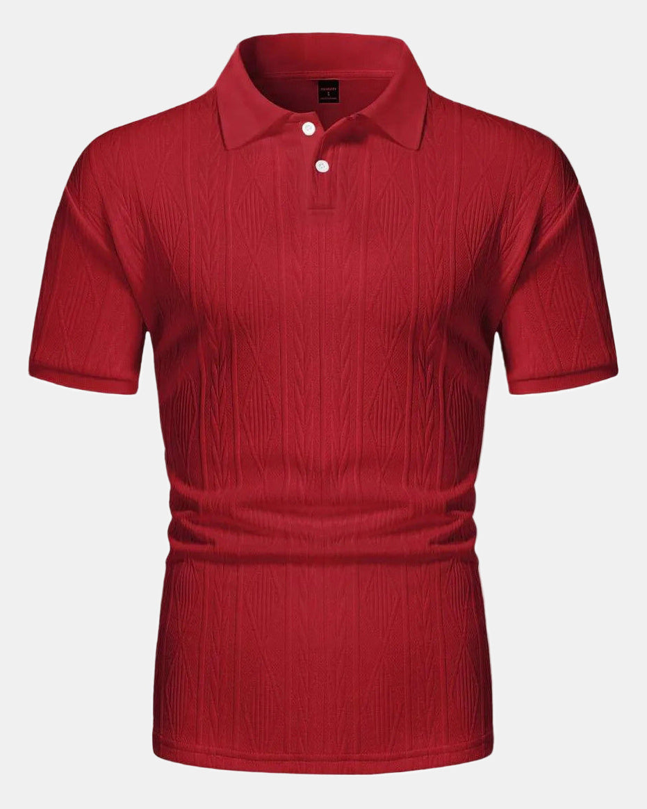 Gianni Men's Polo Shirt in Red