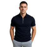 Gregorio - Modern Polo with Half Zip