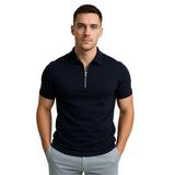 Gregorio - Modern Polo with Half Zip