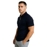 Gregorio - Modern Polo with Half Zip