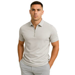 Gregorio - Modern Polo with Half Zip