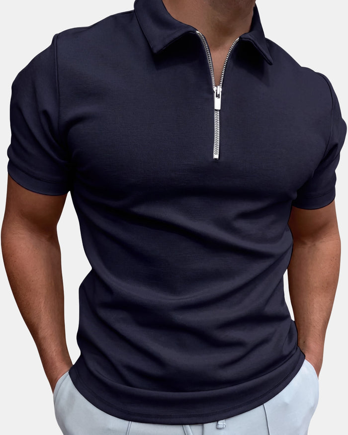 Gregorio Men's Polo Shirt, Quarter Zip