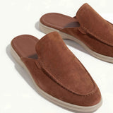 Yacht Men's Suede Mules, Maroon