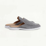 Yacht Men's Suede Mules, Grey