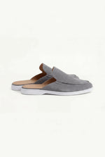 Yacht Men's Suede Mules, Grey