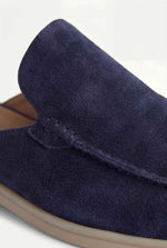 Yacht Men's Suede Mules, Navy