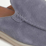 Yacht Men's Suede Mules, Baby Blue