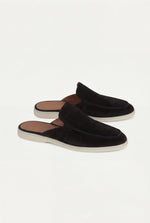 Yacht Men's Suede Mules, Black