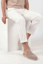 Yacht Men's Suede Mules, Beige