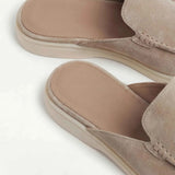 Yacht Men's Suede Mules, Beige